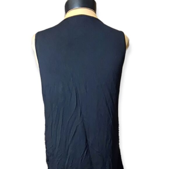 Black Sequin Tank Medium 89th & Madison - Picture 2 of 5